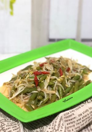 Foto resep 546. Tumis Tauge Buncis #MasakSatSet