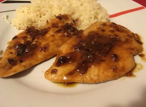 Foto principal de Pollo al ron con miel y naranja