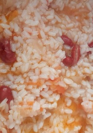 Foto de Arroz de Feijão e Tomate