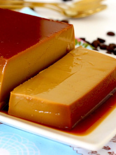 Una foto de Flan de café al baño maría