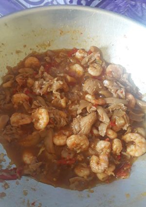 Foto resep Tumis jamur udang