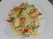 Una foto de ensalada repollo nueces