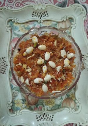 A picture of Gajar wale meethe chawal.