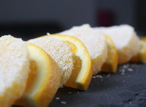 Foto principal de Dulce de naranja y coco / Receta fácil y sencilla /- 👉 Postres Veganos Fáciles