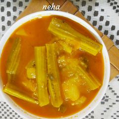 Healthy Drum Stick Curry A picture of Healthy Drum Stick Curry.