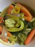 Sopa de verduras y chiles