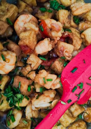 Foto resep Udang Tahu Kecap Simple