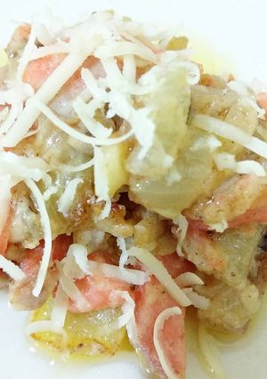 Foto resep Salmon keju cheddar