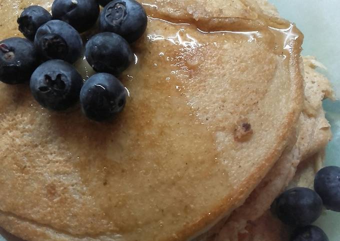 Hotcakes de avena veganos♡ Receta de Lari Naranjita♡- Cookpad