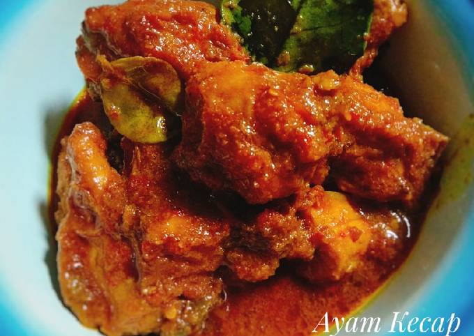 Ayam kecap bumbu rujak