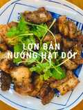Lợn bản nướng hạt dổi