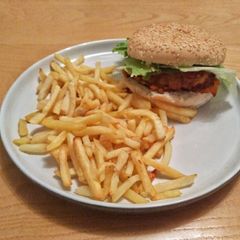 A picture of Burger with a twist.
