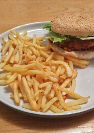 A picture of Burger with a twist.