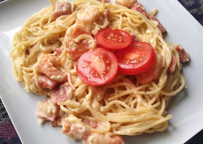 Resep Spaghetti Carbonara Oleh Kartika Choi Cookpad