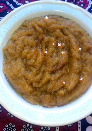A picture of Gur Wala halwa.