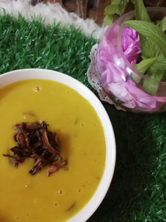 صورة لوصفة شوربه عدس بطريقتي