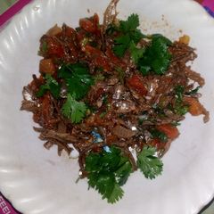 A picture of Wet fried omena#4weekschallenge.