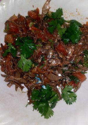 A picture of Wet fried omena#4weekschallenge.