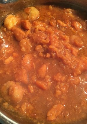 A picture of Yams my way.