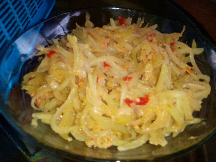 Ternyata begini lho! Bagaimana cara buat Tumis pepaya  nagih banget