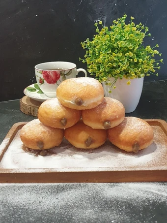 Easy Steps to Prepare 159. BOMBOLINI with COFFEE CUSTARD CREAM the So Delicious Delicious