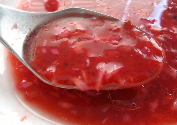 Easiest Way to Prepare Homemade Raspberry Vinaigrette