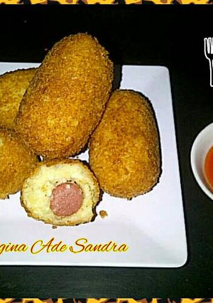 Foto resep Kroket Kentang Keju Isi Sosis