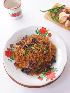 Foto resep Oseng Soun Jamur Lombok Hijau