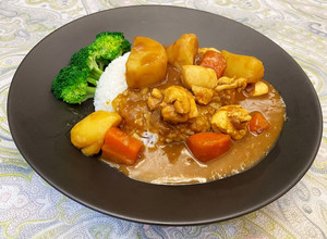 簡單的日式咖哩雞飯 的食譜成品照片