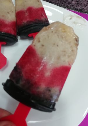 Una foto de Helado de fruta fresca, sin azúcar agregada😍😍