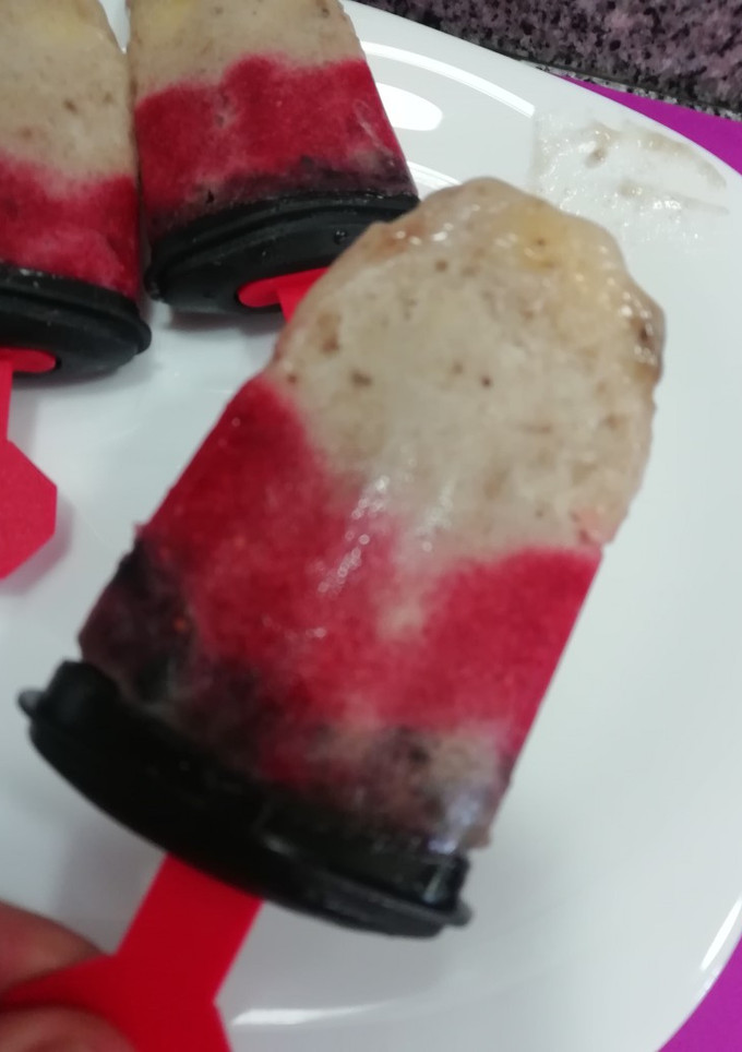 Una foto de Helado de fruta fresca, sin azúcar agregada😍😍