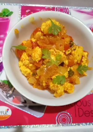 A picture of Paneer bhurji.