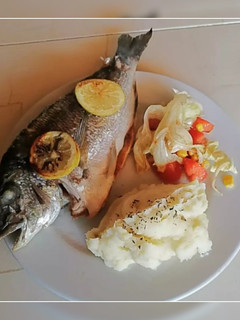 Una foto de Dorada al papillote a mi manera