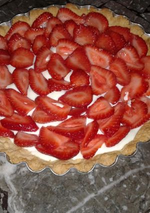 Una foto de Tarta de frutilla