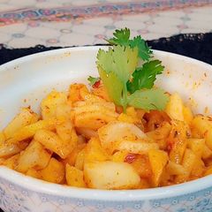 A picture of Khatta meetha,keri ka achaar.