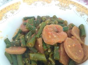 Foto resep #10. Tumis Kacang Panjang Baso Pedasss
