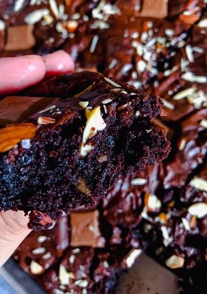 Foto resep Almond Brownies