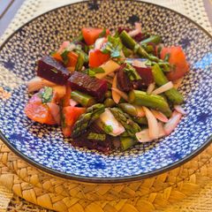 A picture of Spring salad.