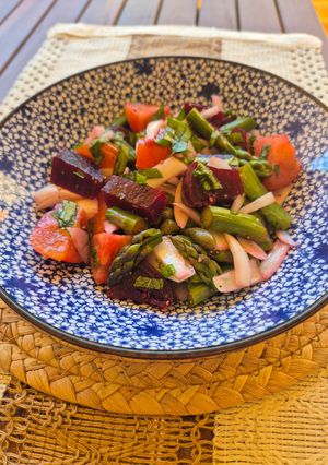 A picture of Spring salad.