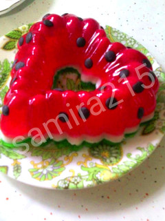 عکسی از دستور ژله یلدایی 🍉