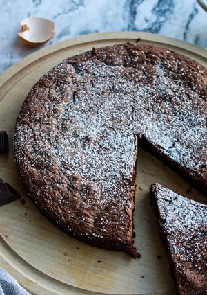 Une photo de Le gâteau au chocolat fondant rapide