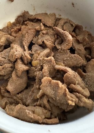 Foto resep Slice beef yoshinoya dari daging utuh