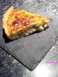 Tarte aux poireaux et saumon fumé