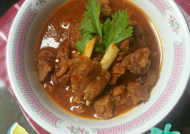 Rabeg Kambing (hot and spicy)