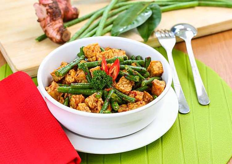 Orek Tempe Kacang Panjang