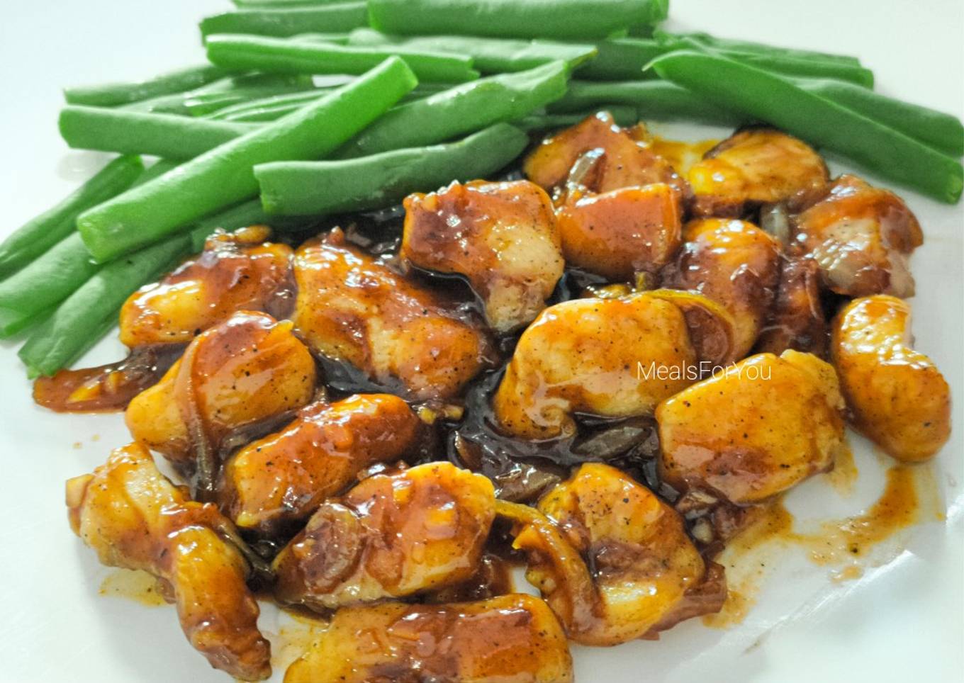 Ayam Panggang Teflon Saus Lada Hitam - Resep Diet