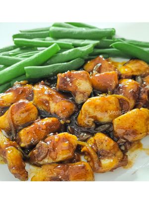 Foto resep Ayam Panggang Teflon Saus Lada Hitam - Resep Diet
