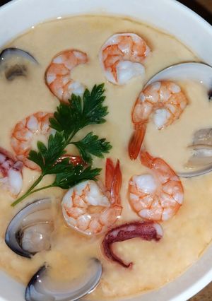 海鮮蒸蛋 的食譜成品照片