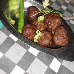 A picture of Dry motton kofta.