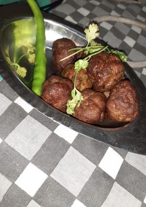A picture of Dry motton kofta.